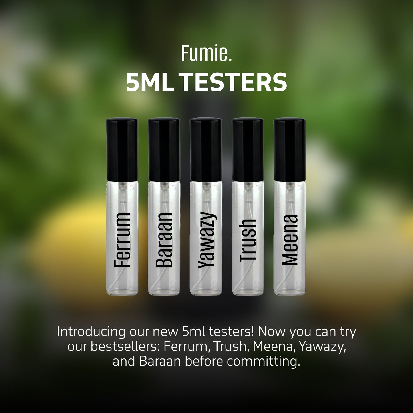 Try Before You Buy: Our 5ml Testers